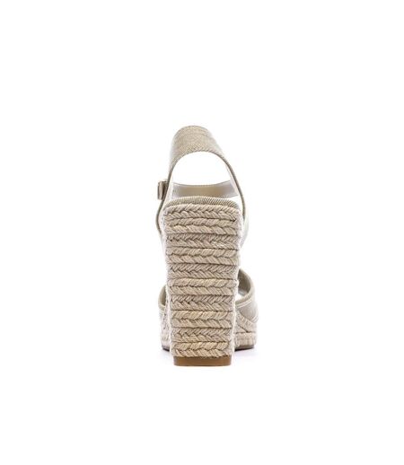 Sandales compensées beiges femme tommy hilfiger fw0fw08668