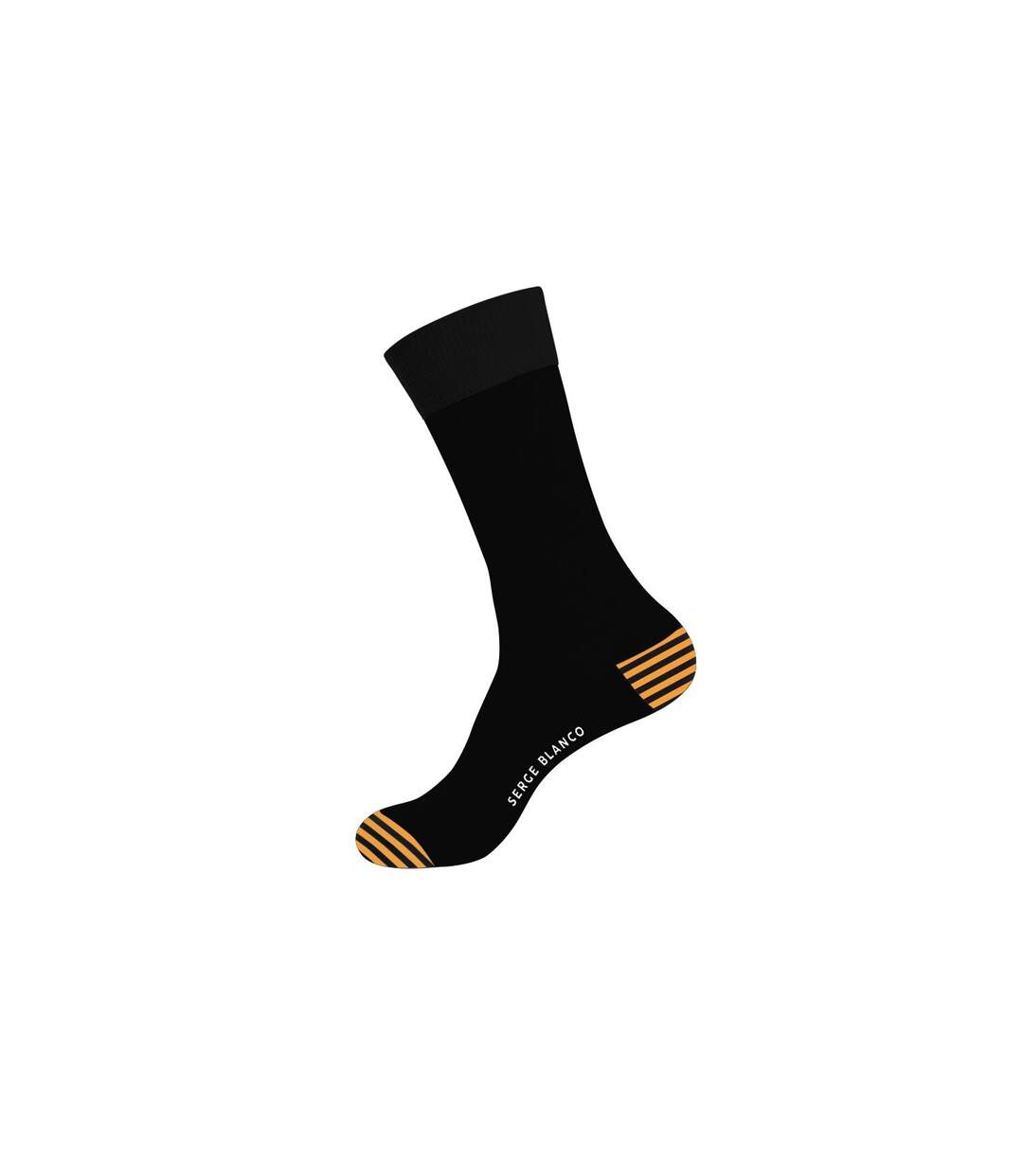 Lot de 6 paires de chaussettes de ville homme unies modèle D Serge Blanco-4