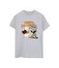 Disney Womens/Ladies Winnie The Pooh And Piglet Happy Halloween Cotton Boyfriend T-Shirt (Gris sportif) - UTBI47444-1