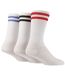 3 Pack Mens Retro Double Stripe Sport Socks-3