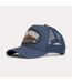 Embroidered Patch Trucker Cap Navy Christian Rose-1