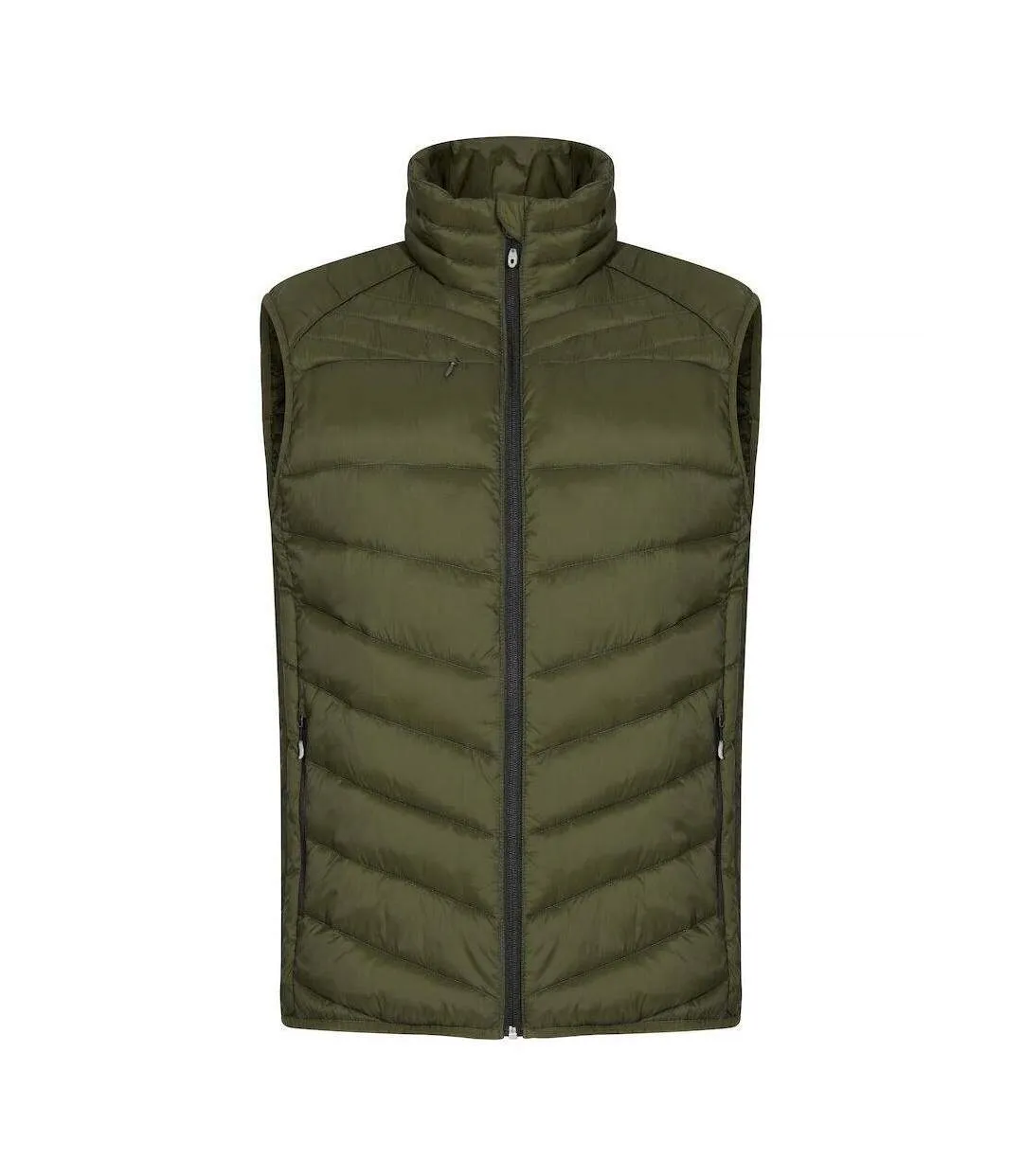 Mens Idaho Body Warmer Fog Green Clique-1