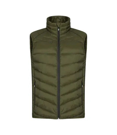 Mens Idaho Body Warmer Fog Green Clique