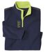 Pack of 2 Men's Sporty Microfleece Jumpers - Grey Navy-9