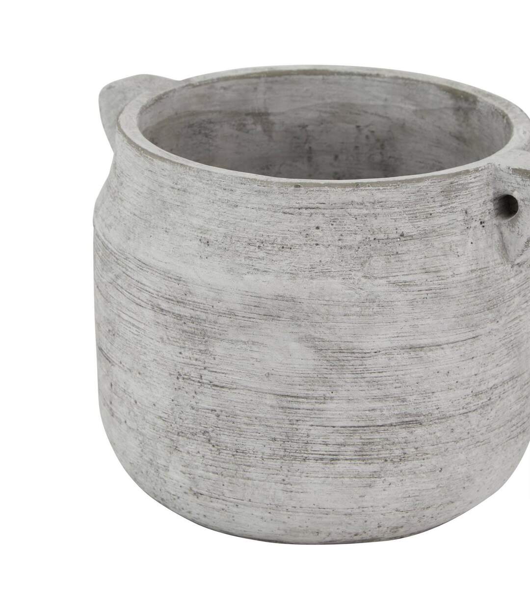 Pot de fleurs athena 15 cm x 18 cm x 21 cm blanc Hill Interiors-2