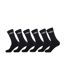 x6 paires chaussettes noir homme umbro tennis - 39/42-1