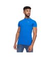 Crosshatch Mens Kermlax Polo Shirt (Blue)