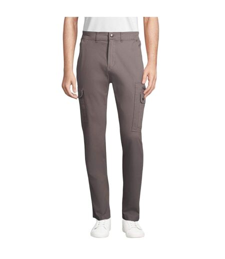 Pantalon Docker Homme Gris Foncé Uni SOLS