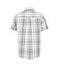 Mens Checked Cotton Shirt White Lee Cooper-2