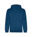 Mens Organic Hoodie Ink Blue Awdis-1