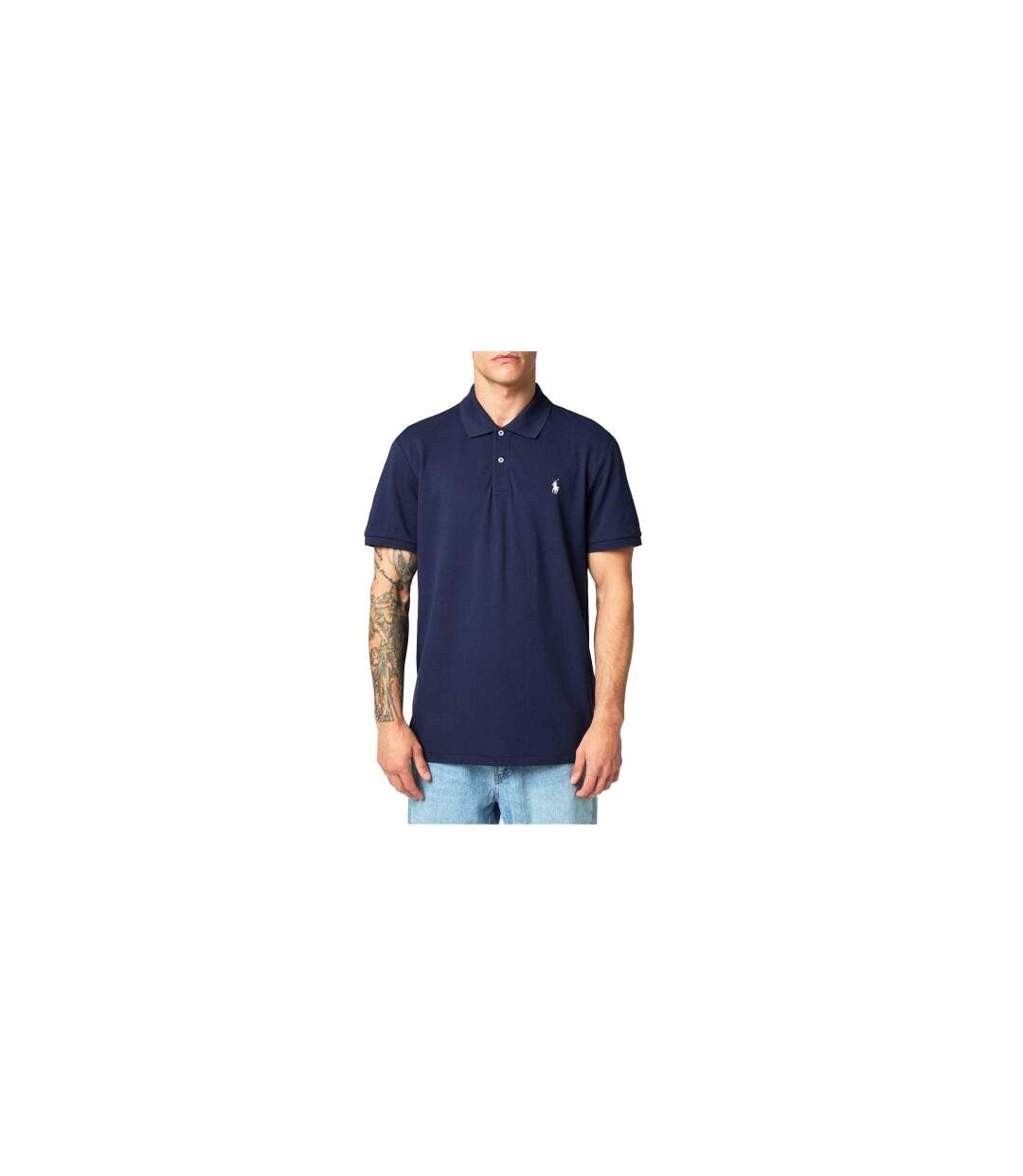 Polo Homme Bleu Marine Foncé Ralph Lauren-1