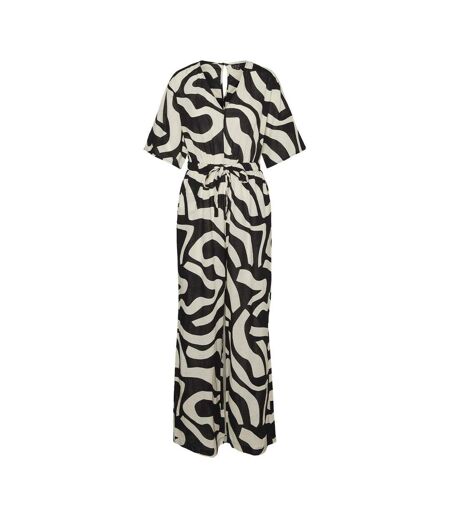 Combinaison noir/écru femme vero moda magnete