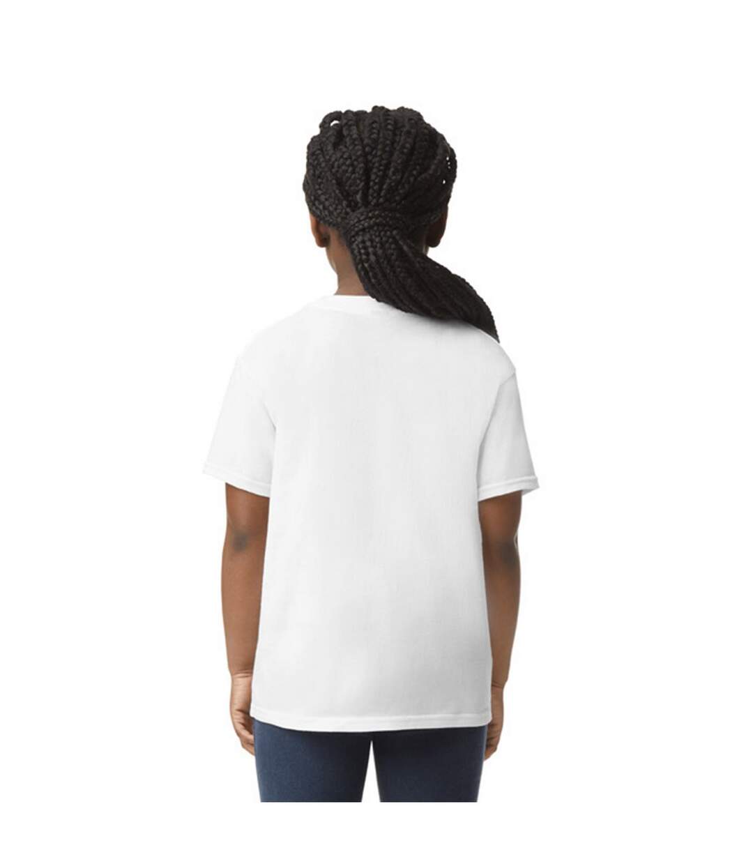 T-shirt enfant blanc Gildan-2