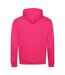 Awdis Varsity Hooded Sweatshirt / Hoodie (Hot Pink / French Navy)