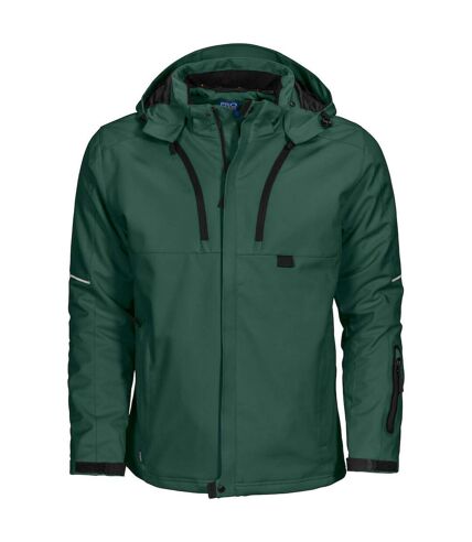 Mens functional padded jacket forest green Projob