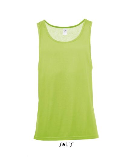 débardeur léger emmanchures profondes unisexe - 01223- vert fluo
