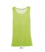 débardeur léger emmanchures profondes unisexe - 01223- vert fluo-2