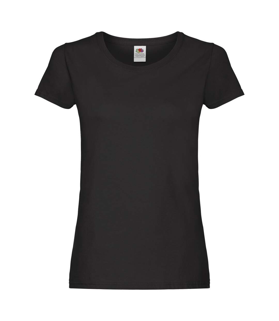 T-shirt femme noir Fruit of the Loom