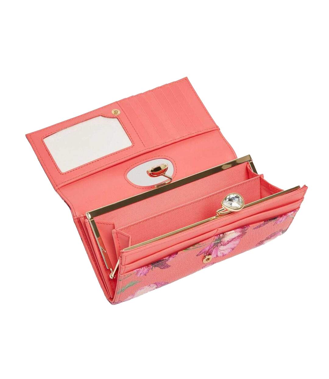Porte-monnaie Motif/style Floral Josiey Taille Unique Corail Ted Baker-4