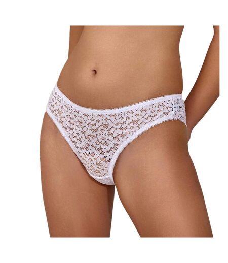 Tanga blanc femme les petites bombes mona - l