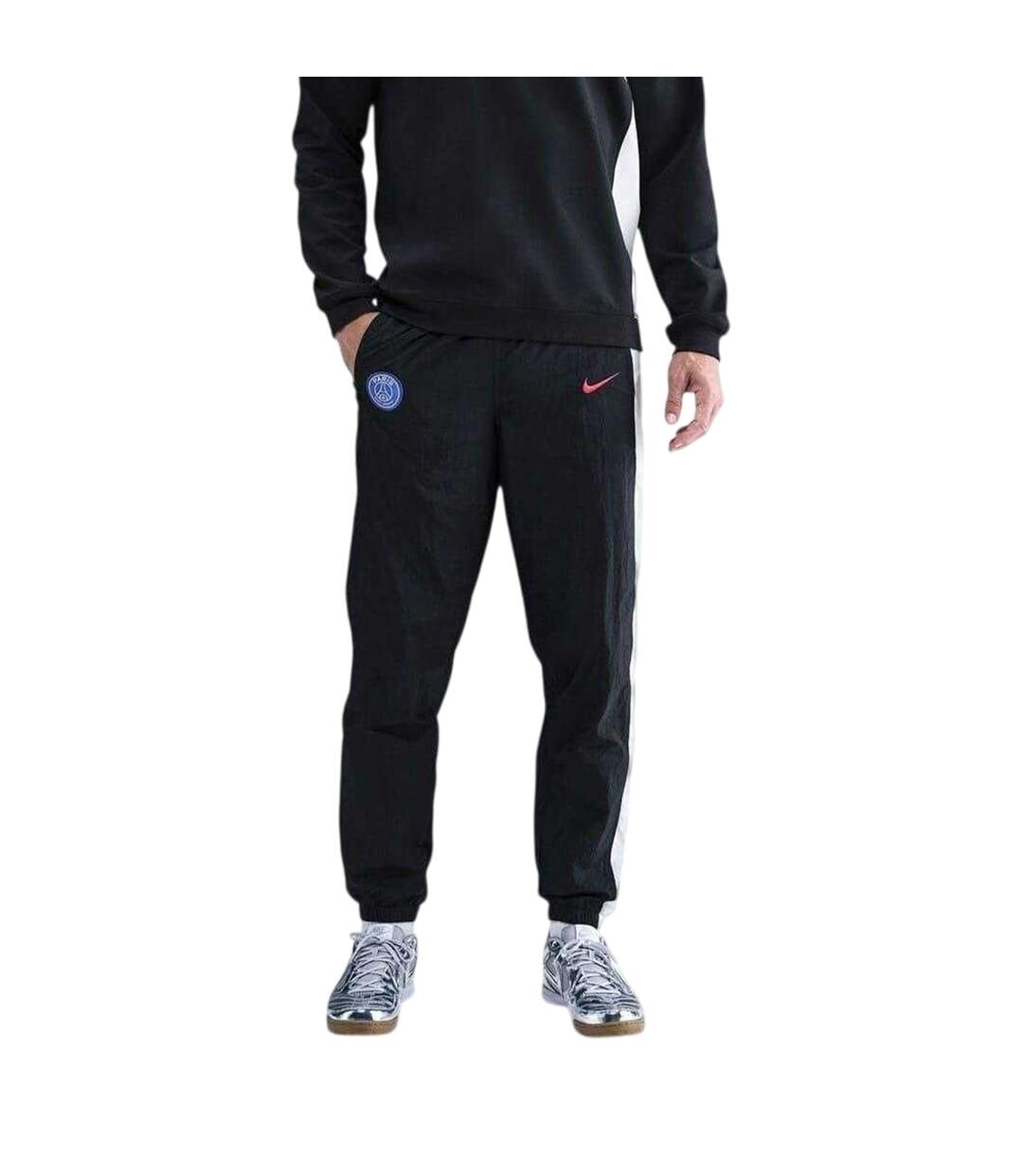 Mens Nike Tracksuit Bottoms Black White Paris Saint Germain FC-2