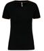 T-shirt professionnel DayToDay pour femme - WK3021 - noir et orange
