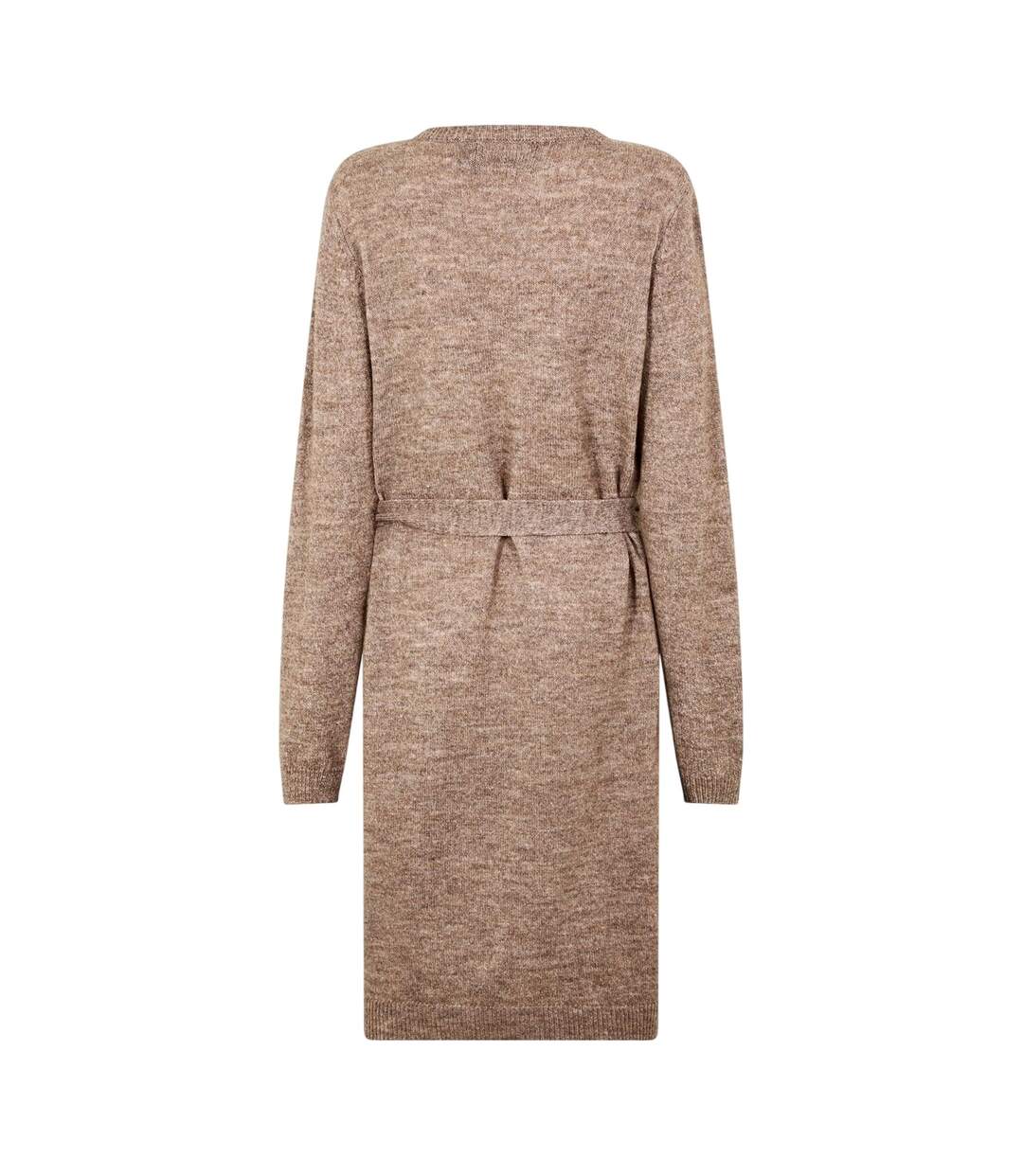 Womens/ladies Knitted Turtle Neck Sweater Dress Fossil Pieces-2