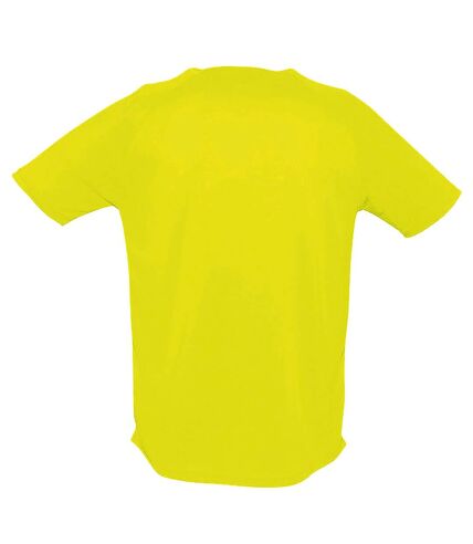 SOLS Mens Sporty Short Sleeve Performance T-Shirt (Neon Yellow) - UTPC303