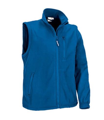 Veste softshell manches amovibles - Homme - REF HALIFAX - bleu roi