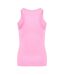 Womens/ladies Crew Neck Sleeveless Tank Top Pink Lilac Puma-2