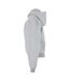 Womens/ladies Loose Fit Hoodie Heather Grey Build Your Brand-4