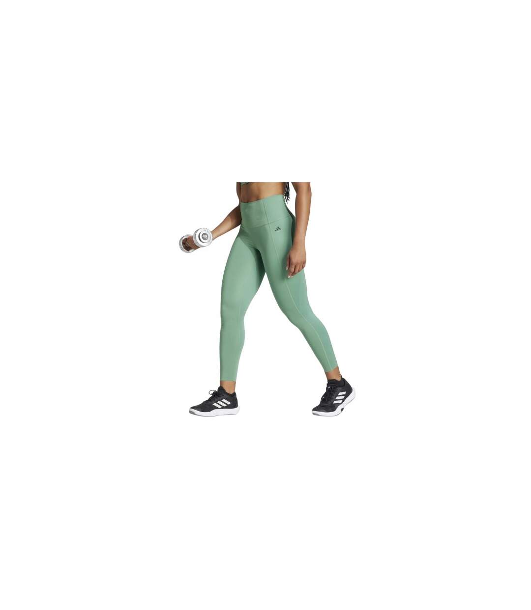 Legging 7/8 Femme Vert Adidas-1