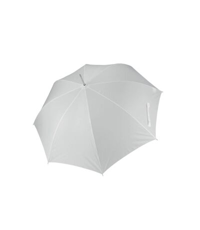 Parapluie canne à ouverture automatique adulte unisexe taille unique blanc Kimood