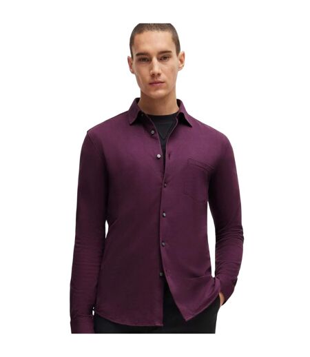 Chemise homme violet Boss