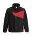 Mens Pw2 Fleece Jacket Black Red Portwest-1