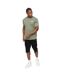 Mens Simtanks T-shirt Olive Crosshatch-1