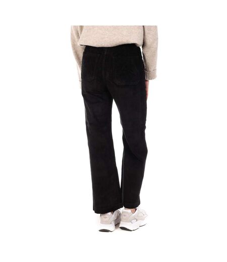 Pantalon en velours noir femme oraije pedro