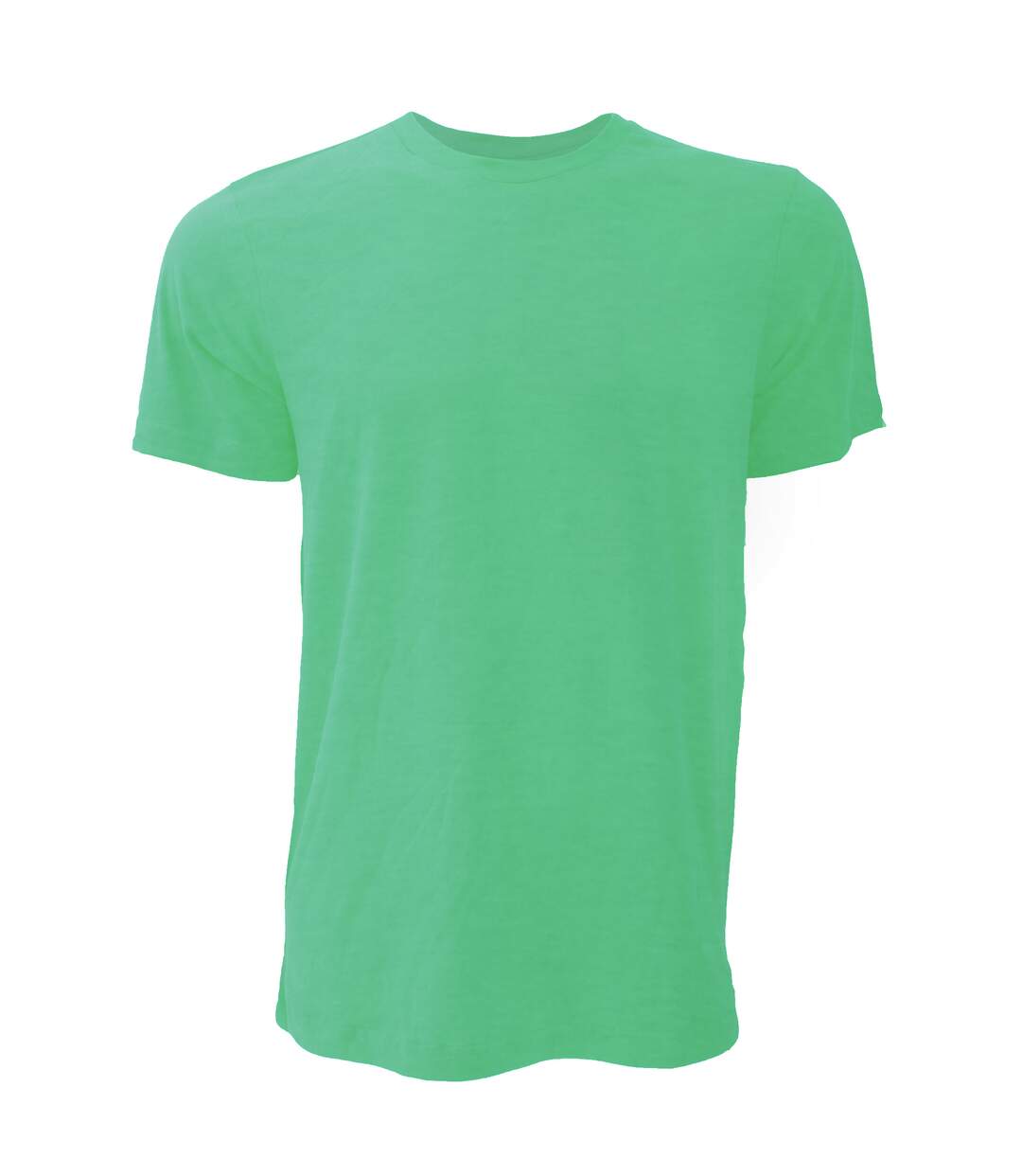 Canvas Unisex Jersey Crew Neck Short Sleeve T-Shirt (Heather Kelly Green)