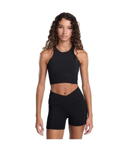 Womens/ladies Twist Knot Sports Bra Black Nike