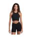 Womens/ladies Twist Knot Sports Bra Black Nike-2
