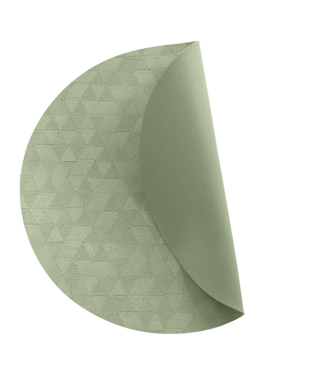 Set de Table Rond Delta 38cm Vert Sauge-2