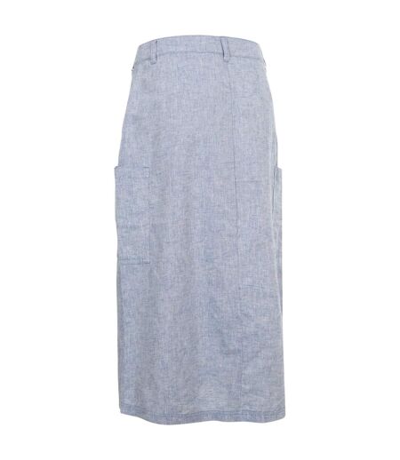 Jupe Unie Mi-longue À Boutons Alexie Femme Bleu Marine Foncé Trespass