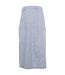 Jupe Unie Mi-longue À Boutons Alexie Femme Bleu Marine Foncé Trespass-2