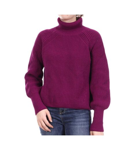 Pull Violet Femme Superdry Amy Ribbed - 36