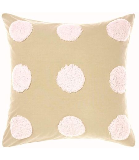 Taie d´oreiller carrée haze continental rose / beige Linen House