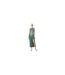 Womens/ladies Denim Distressed Hem Maxi Dress Blue The Ragged Priest-1