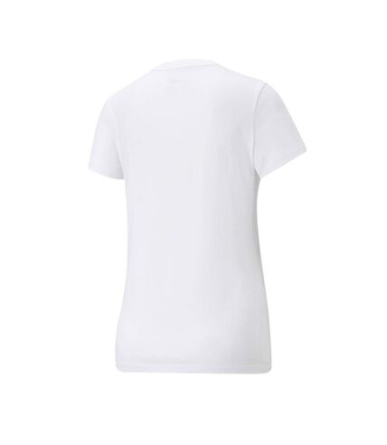 T-shirt Blanc Femme Puma Ess+ Metallic - L