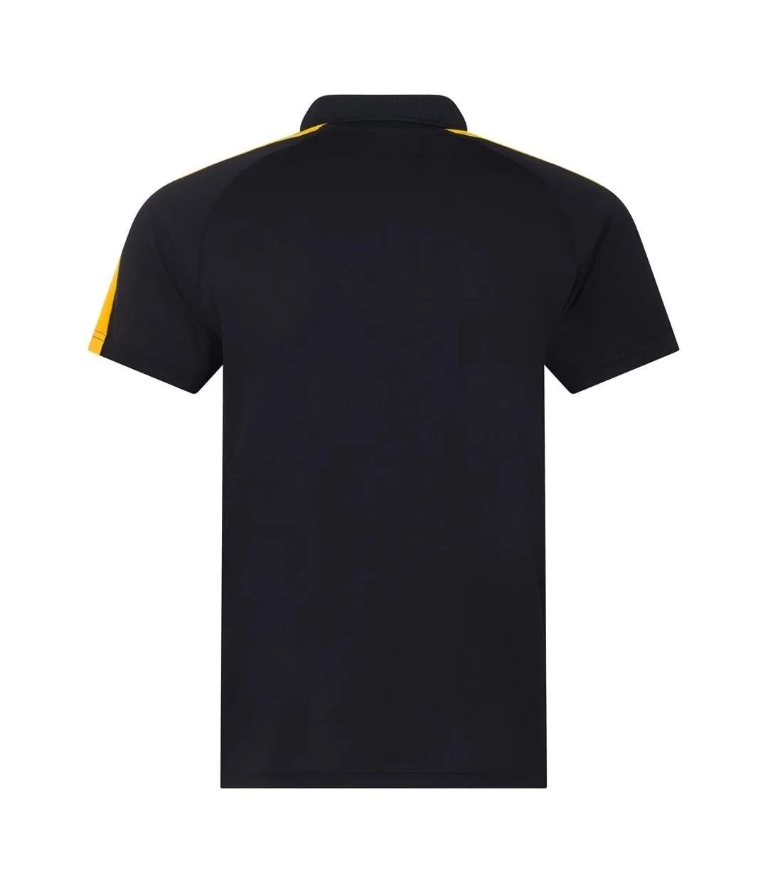 Mens Team Polo Shirt Black Gold Finden & Hales-2