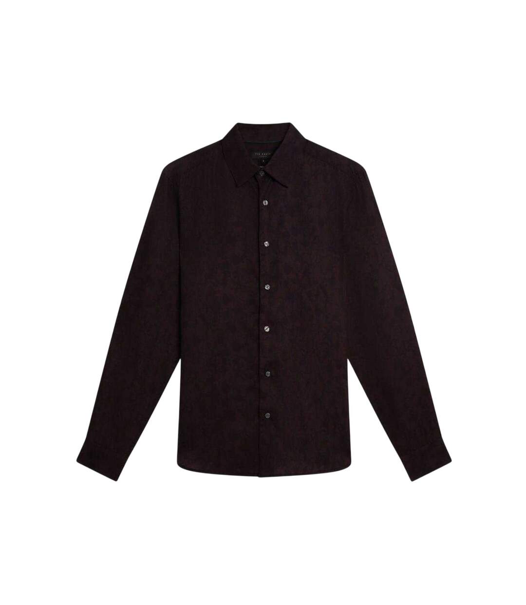 Chemise Manches Longues Motif/style Floral Homme Marron Foncé Ted Baker-2