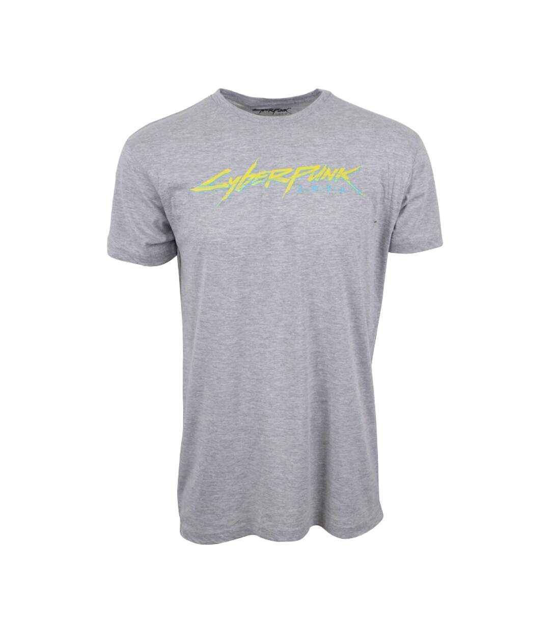T-shirt Motif/style Logo Homme Gris Cyberpunk 2077-1